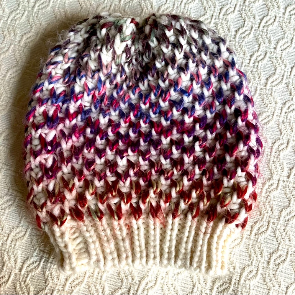 Old Navy Multicolor Knit Beanie Hat